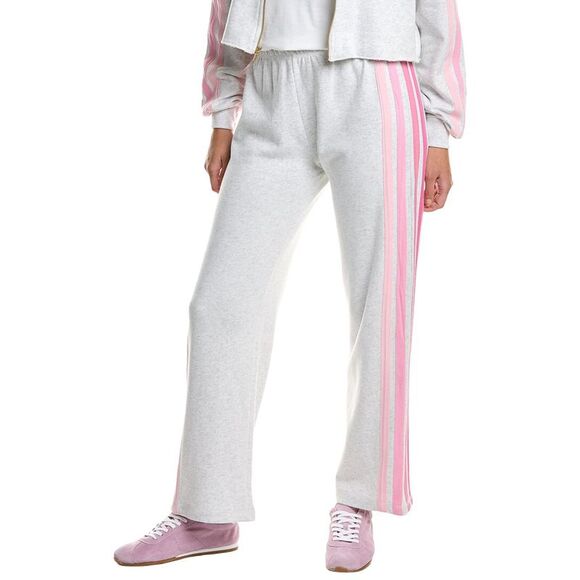 Vintage Havana Pants - Vintage Havana Womens  Twill Tape Wide Leg Pant, Grey